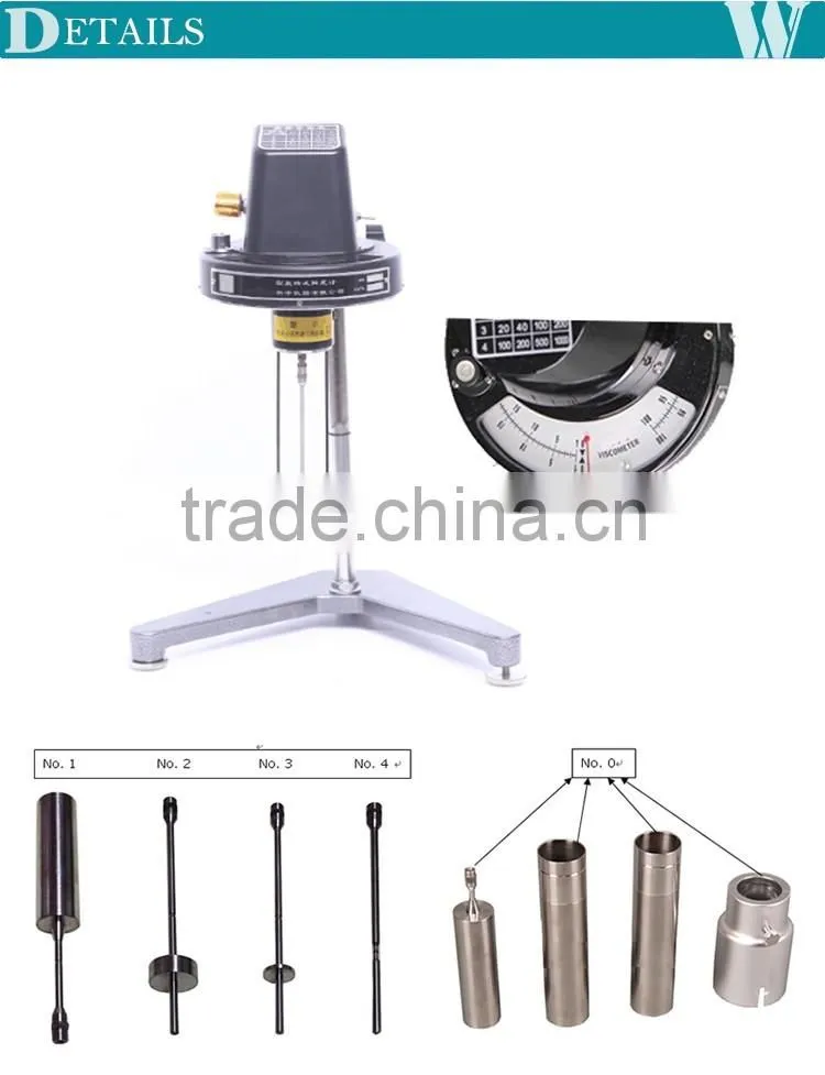 big LCD display digital viscometer price