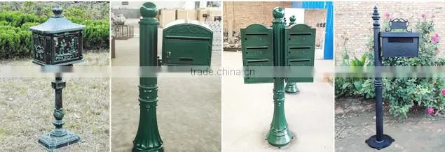 Retro Style outdoor wall mounted mailboxes