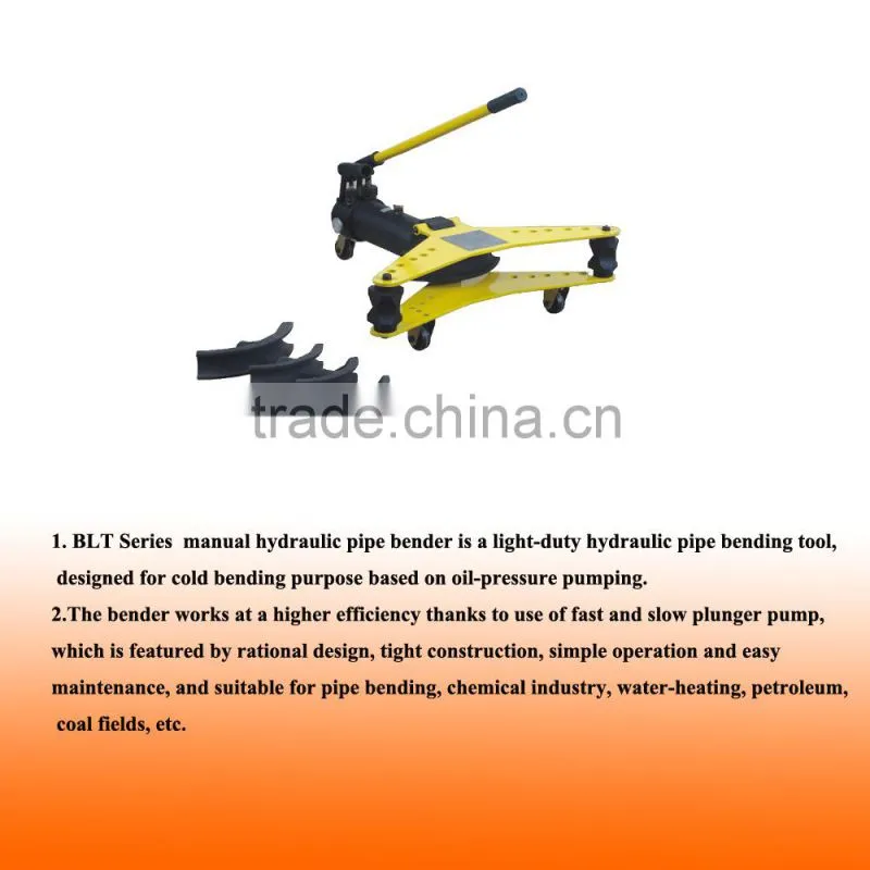 21.3-108MM manual hydraulic Pipe bending machine BLT-4W