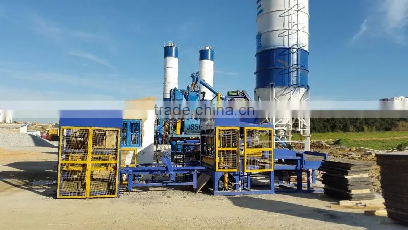 QT5-15 Fully Automatic Concrete Block Making Machine Cement Brick Production Line