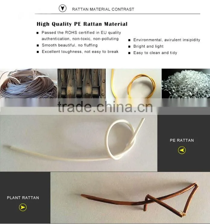 S&D wicker garden furniture rattan / china garden furniture