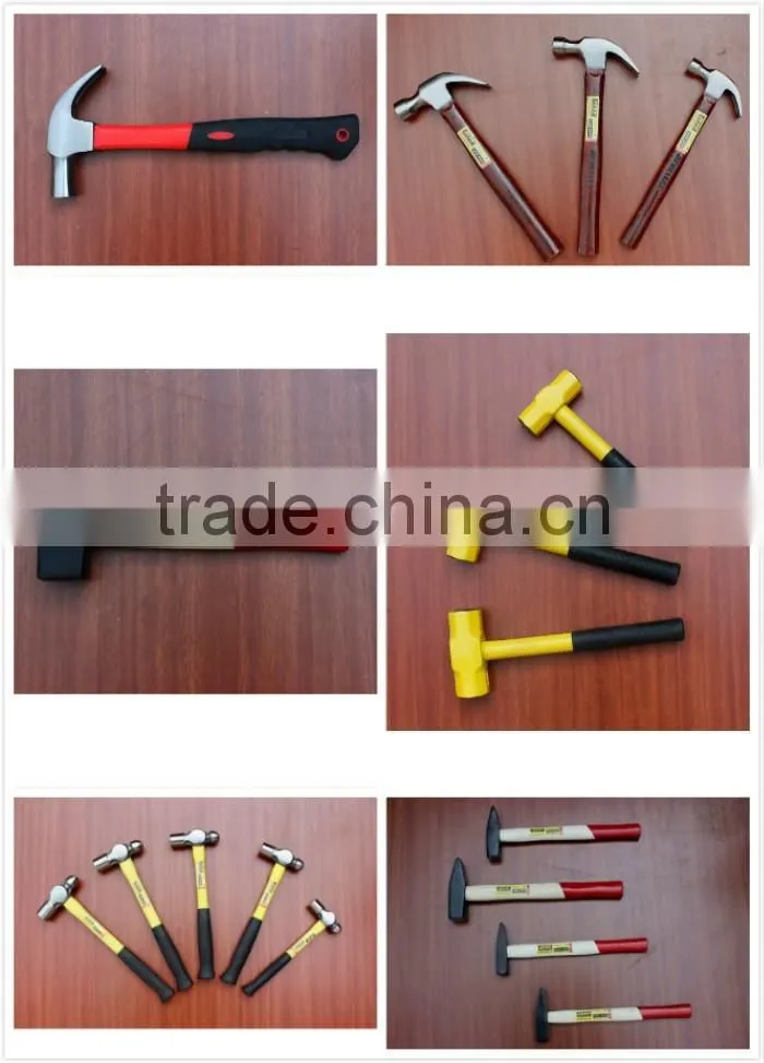 Japanese type F steel forging clamp with wooden handle