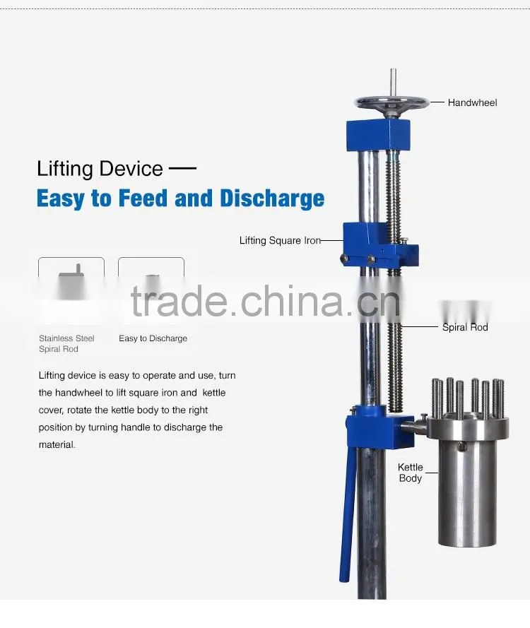 Hot Sale 0.5-10L High Pressure Reaction Vessels