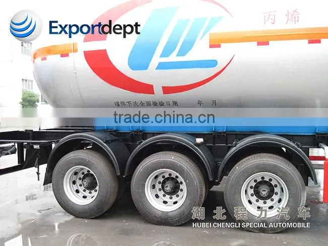 48m3 propane semi trailer, lpg gas cylinder trailer