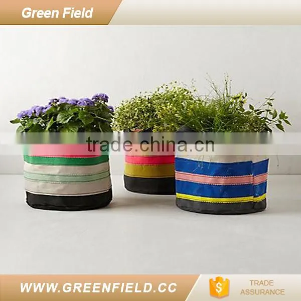 Wholesale canvas fabric flower pot cover