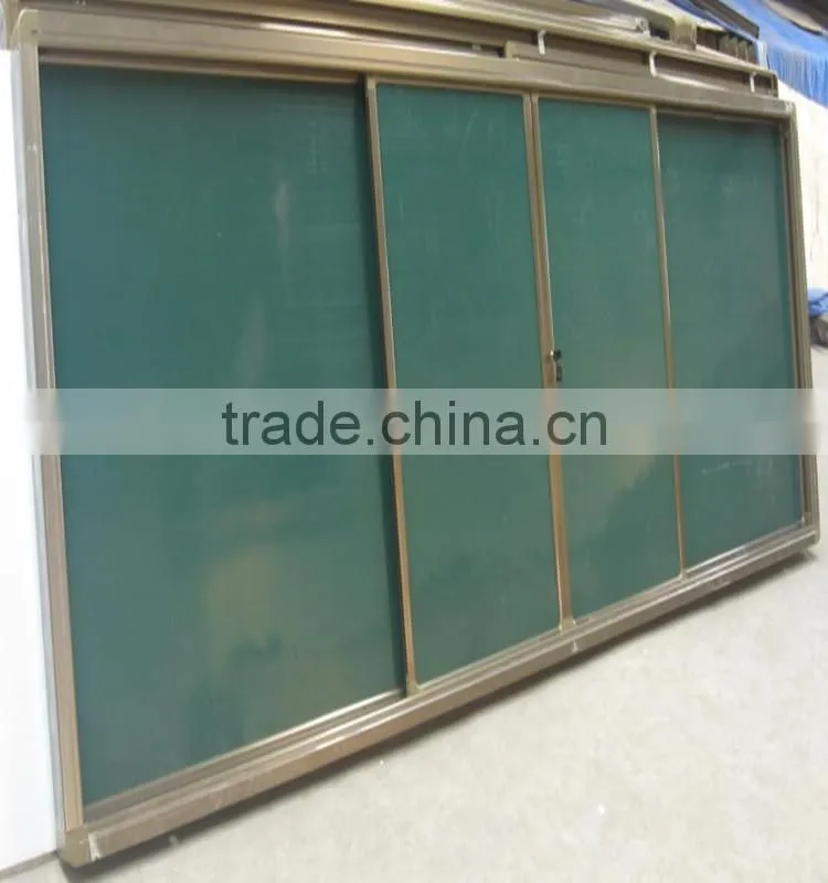 Color anodised powder coated black board aluminum profile