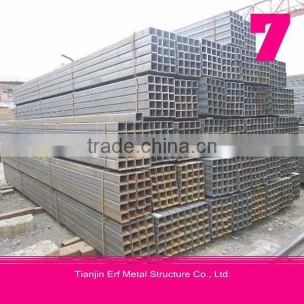 Square/rectangular steel pipe/tube/hollow section galvanized at lowest price