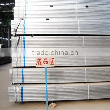 gi square section 100x100x1.4mm pipe steel pre galvanized