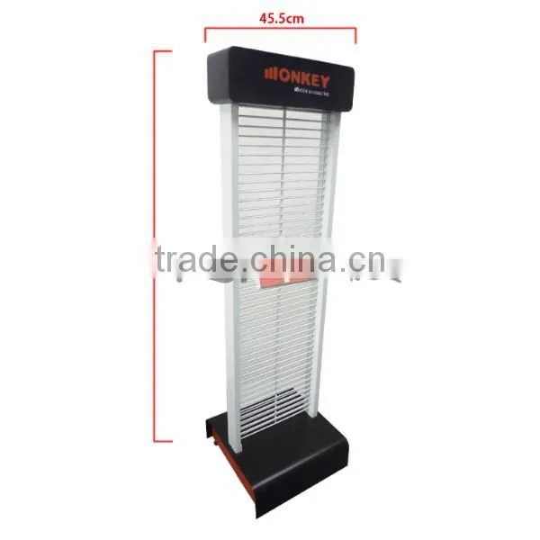Metal cell phone accessory display rack