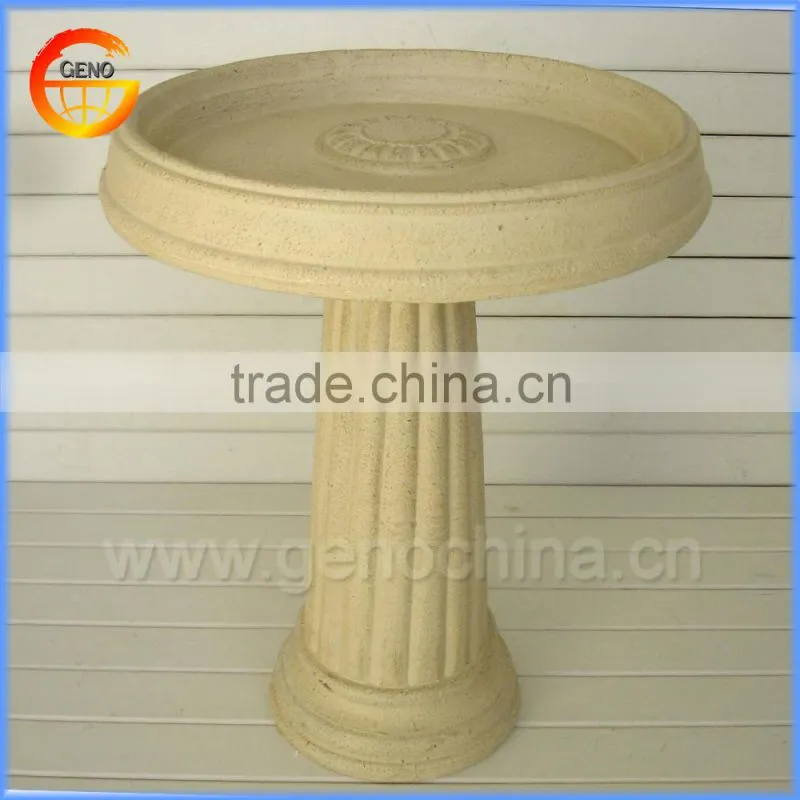 fiberclay garden bird bath for sale
