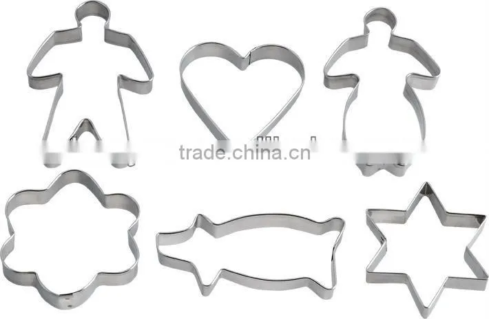 Different Size Heart Shape Cute Cookie Cutter,Stainless Steel Cake Cutter