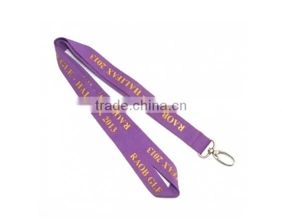 Memorable heat transfer imprinted custom polyester tide lanyards