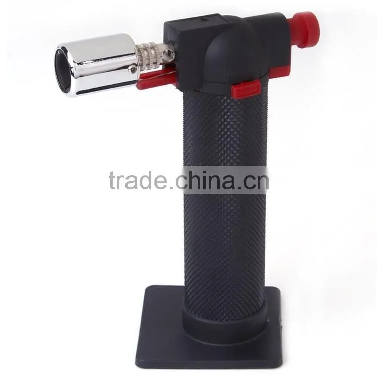 Refillable bbq gas flame lighter