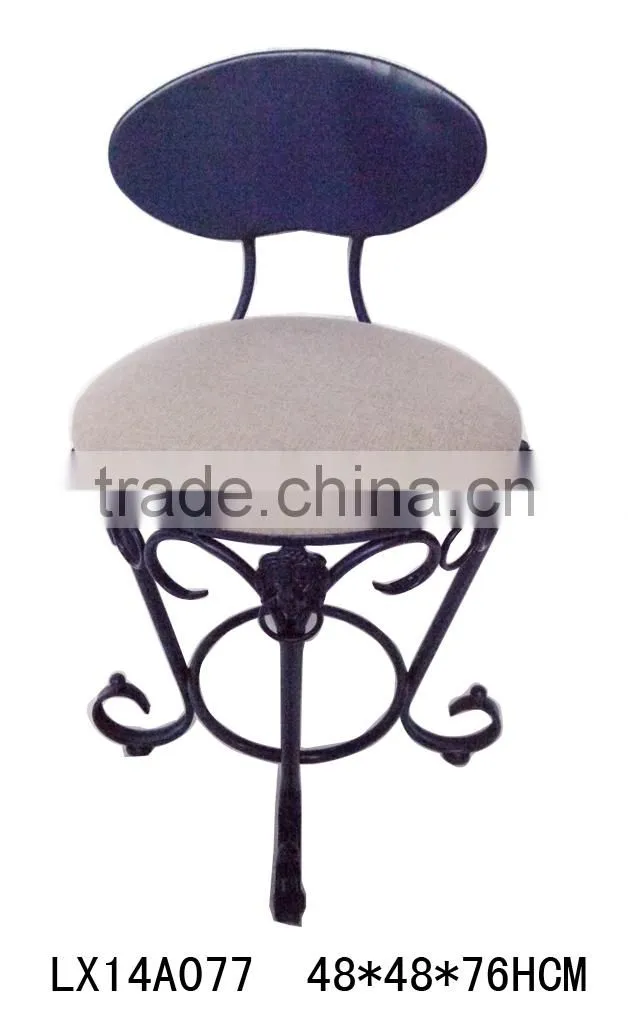New metal round foot stool