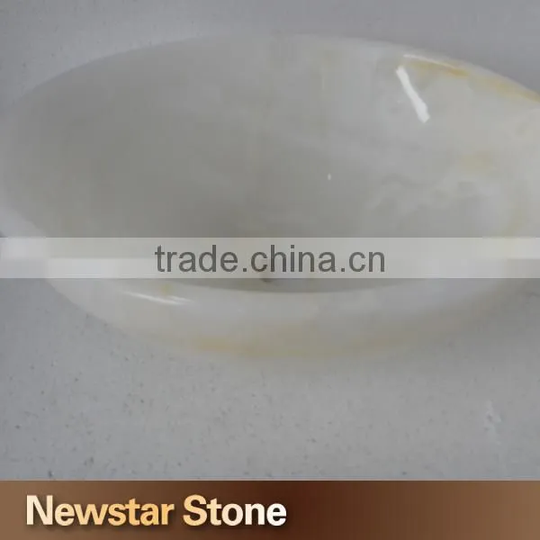 Chinese natural stone bathroom sink onyx sink