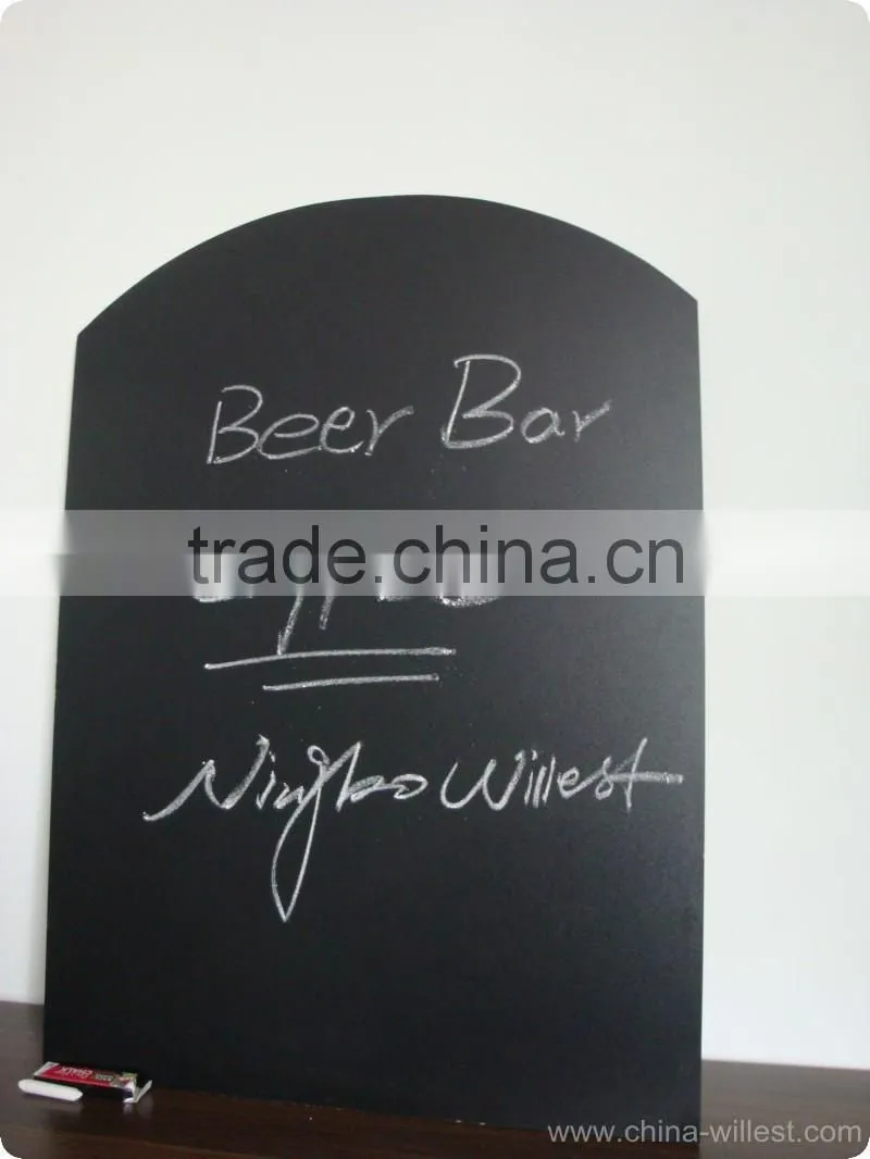 round shape chalkboard, bar chalkboard, returant chalkboard with hanger