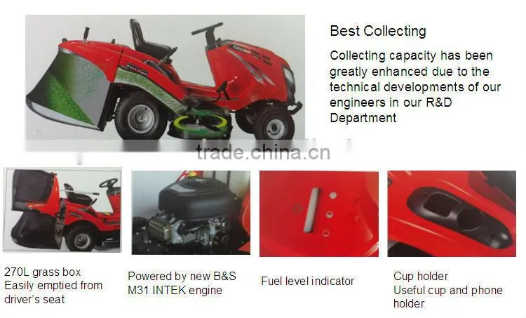 ROM135P B&S Riding mower lawn tractor