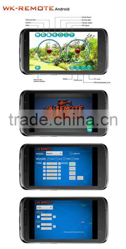 Iphone,Android wifi control SPY video rc drone remote control walkera qr w100s quadcopter