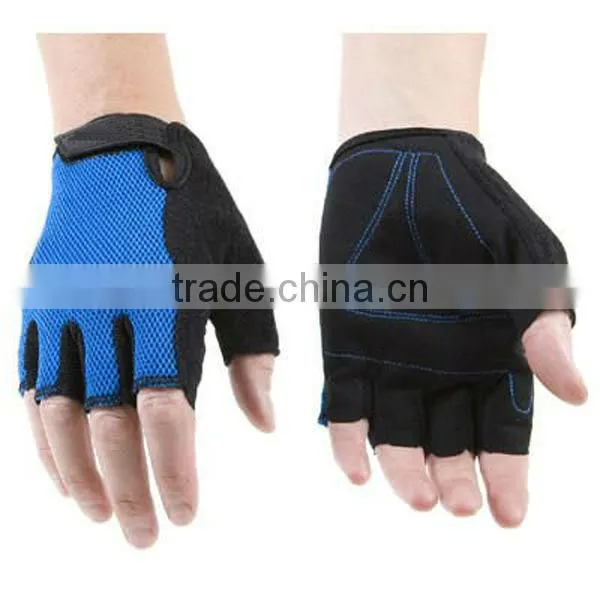 Pro fit fingerless workout gym fitness weight gloves for weight lifting