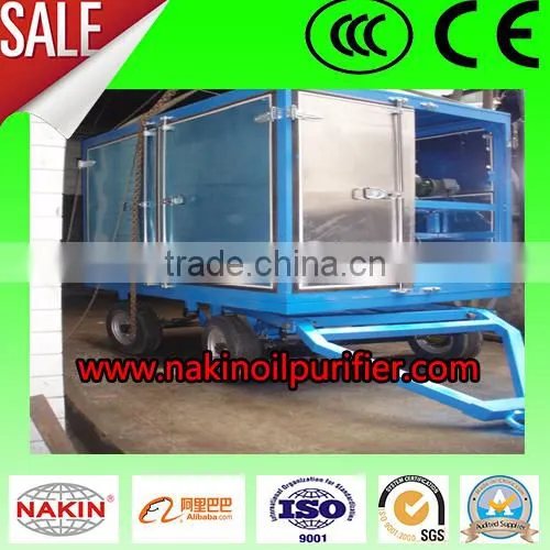Mobile Vacuum Transformer Oil Filtration Plant for Outdoor Recycling Dielectric Oil