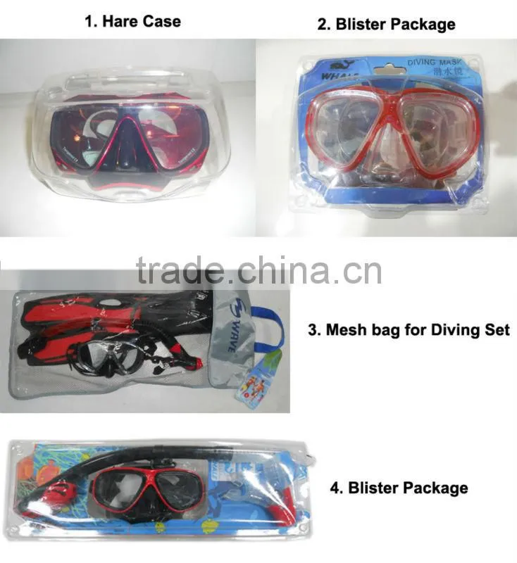 Silicone CustomizableTempered Glass free diving mask(MK-200)