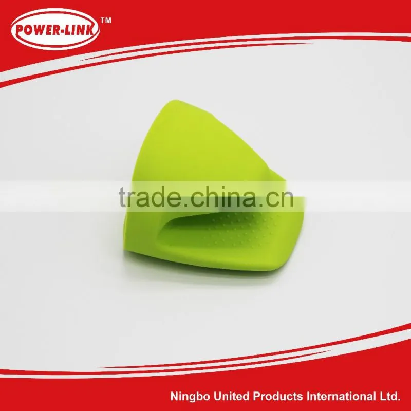 BBQ kitchen stripe cloth with short style Silica gel hand clip