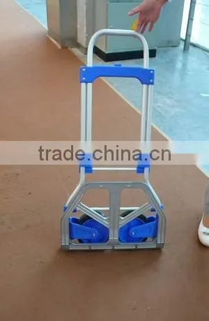 Aluminum light weight portable hand truck hand trolley