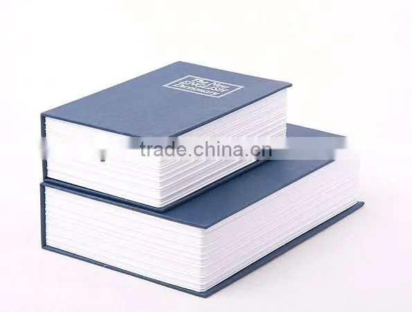 Home fake Book Safe box with key lock