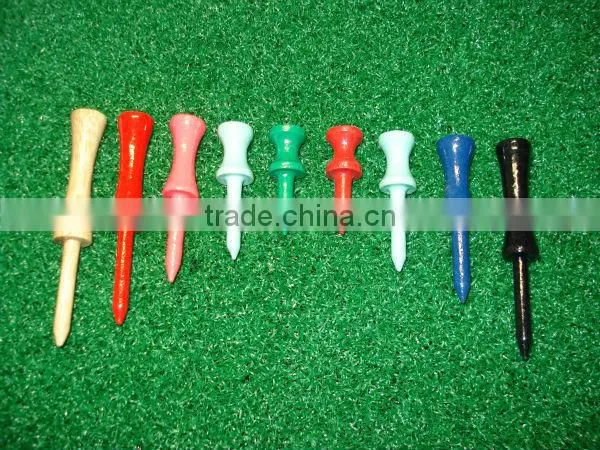 Printing logo on golf tee wooden golf tee plastic golf tee