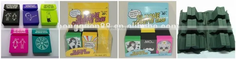 New arrival customized 20 pack silicone cigarette case with OEM service available