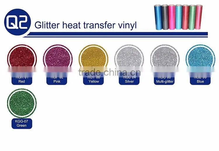 Jiabao wholesale glitter heat transfer vinyl for clothing