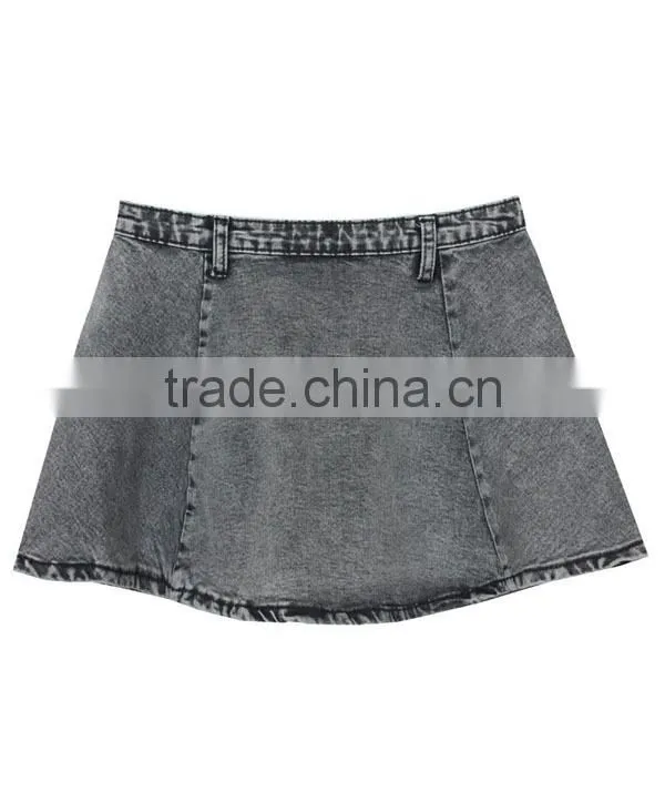 Garment factory new arrival short sexy jeans skirt