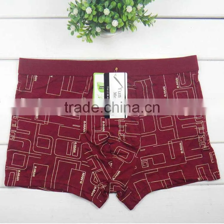 High quality breathable comfortable bamboo fiber men boyshort wholesale men boxer briefs