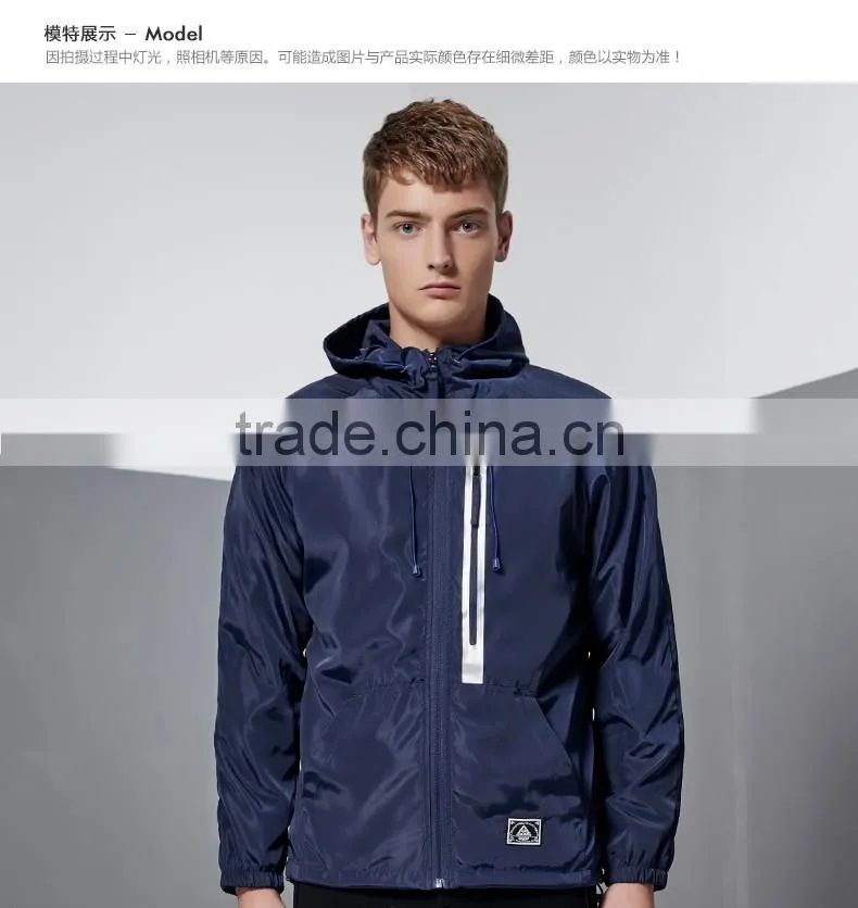 Hot Selling Men Cool Hiphop Style High Quality Solid Jacket Sports Jogging Outerwear Coat M-4XL XN-PJ16032
