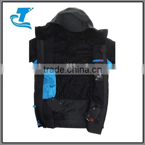 100% Polyetsr Outdoor Mens Hoodie Ski / Snow Insulation
