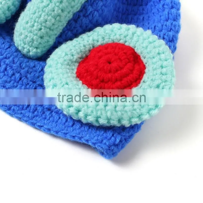 Photography costume baby props ultraman design handmade crochet cap LBP20160218-45