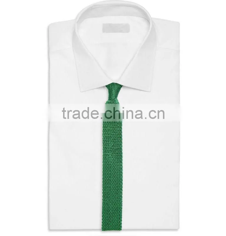 SLIM KNITTED SILK TIE