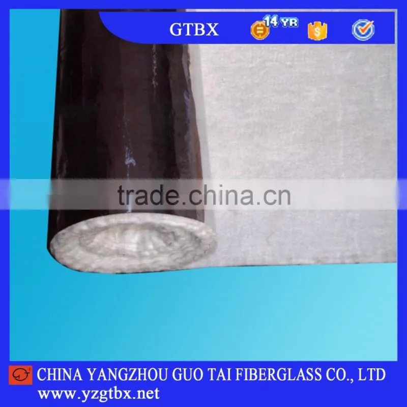 Heat Insulation Fiberglass Needled Mat Backing Black Non-woven For Car's Top And Engine Application