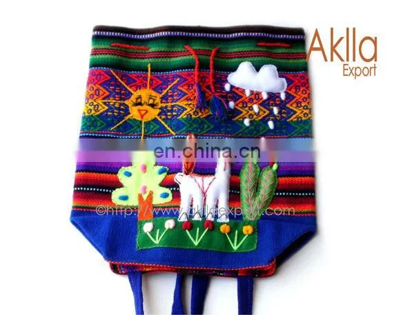 Backpacks of Blanket Arpillada in Many Colors