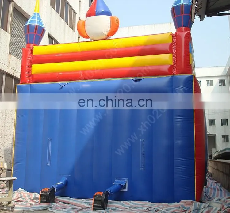 Newest funny clown Inflatable castle dry slide for kids and adults