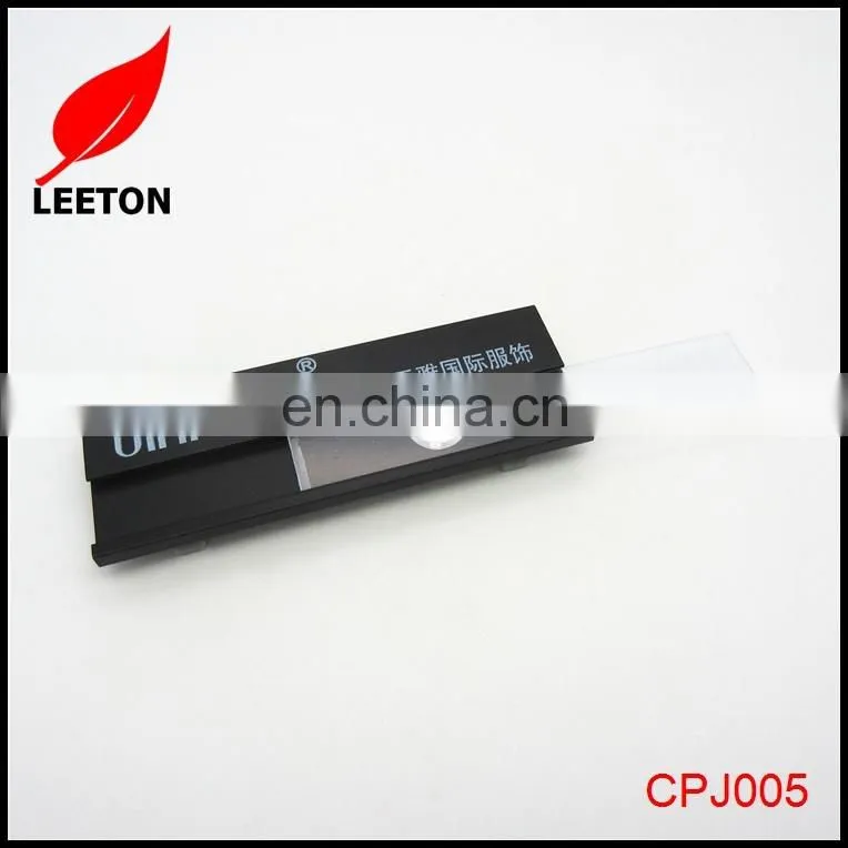 Custom Reusable uniform name badge with pin