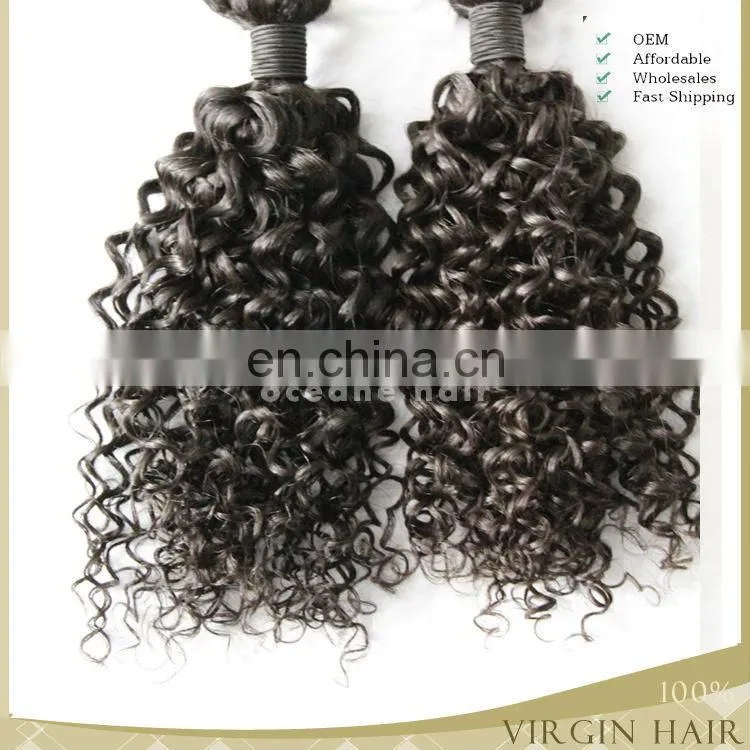 New style durable natural hotsale peruvian deep curly wavy remy hair