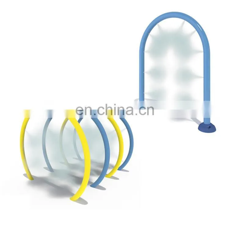 hot galvanized steel water park splash arch loop for sale