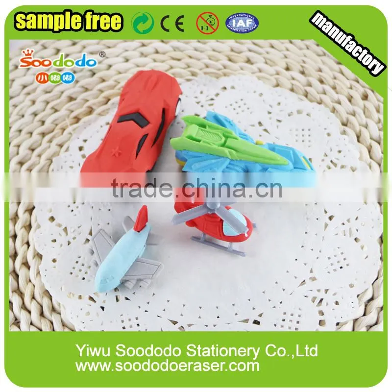 cool racing car eraser rubber made product for boys