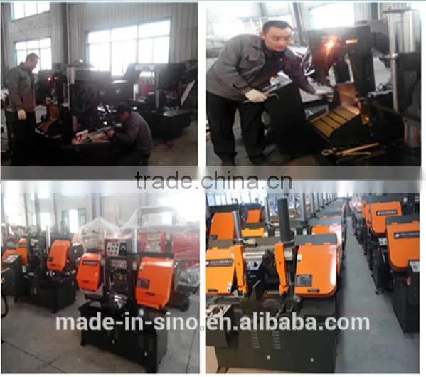 GZ4230 Double Column Hydraulic Horizontal Band saw machine timber Band Saw Machine