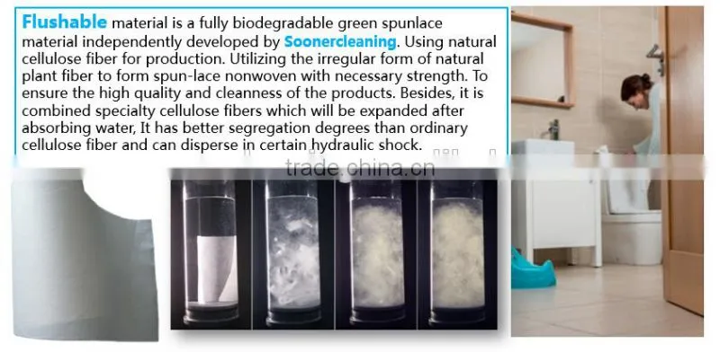Nonwoven Technic Flushable Nonwoven Materials