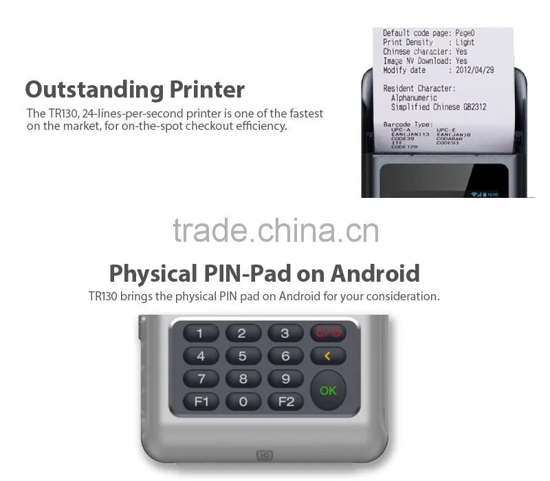 3.5" Android Handheld Terminal TR130