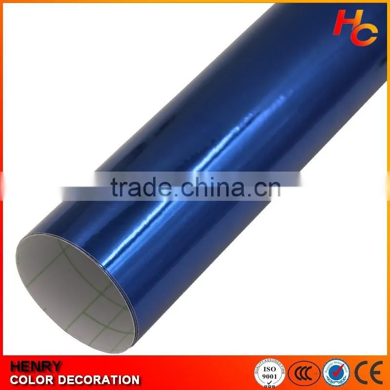 Best price fashion self adhesive vinyl wrap rolls chrome black car wrap vinyl