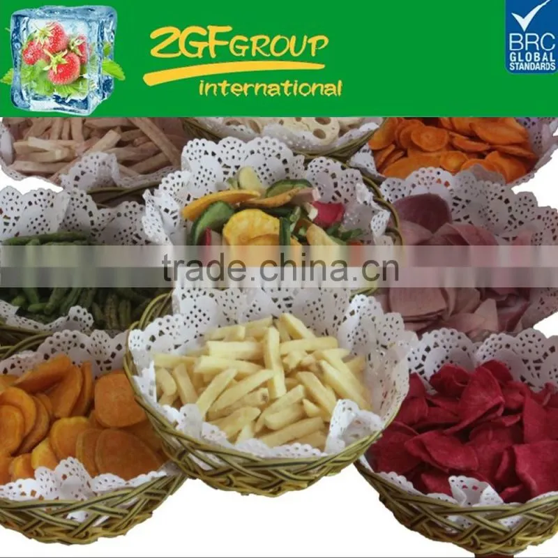 vacuum fried(VF) low temperature green beans chips healty snacks low fat