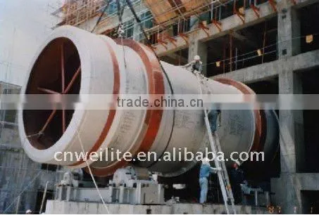50meters rotary kiln/ rotary kiln for calcined dolomite with CE